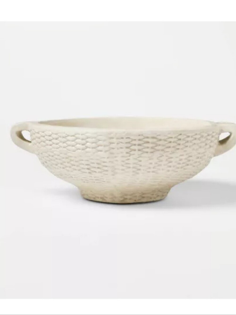Woven Texture Ceramic Bowl Cream - Threshold™ designed with Studio McGee